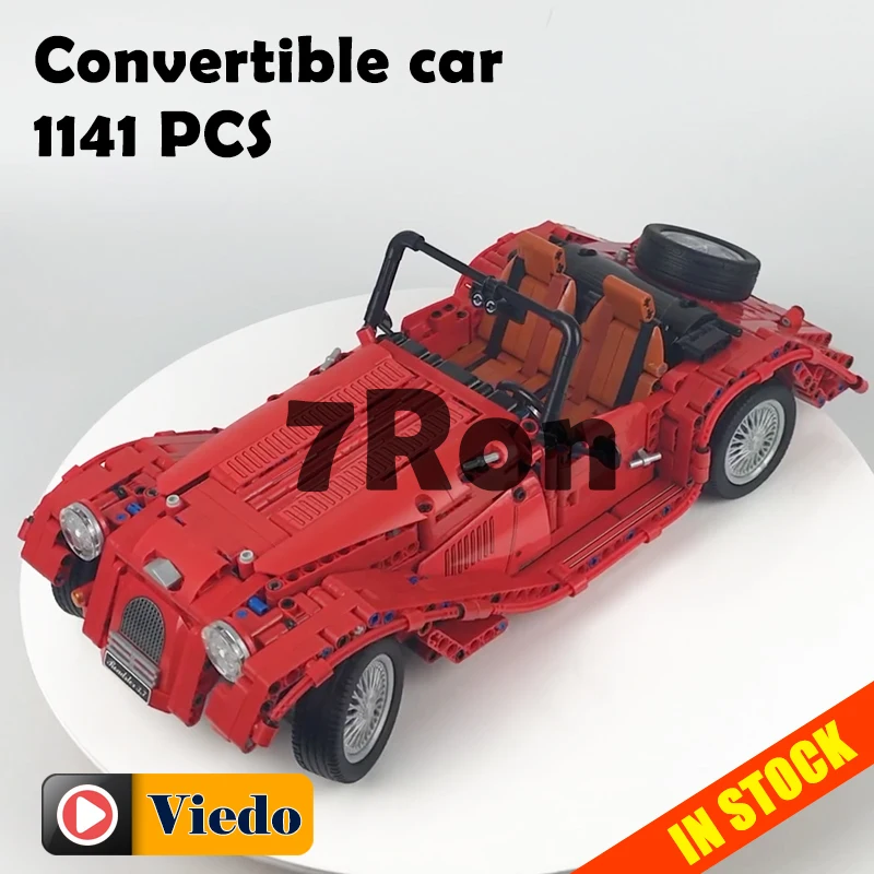 

7062 1141pcs Compatible with Lego blocks technic Figure Convertible Car Model building toys hobbies bricks for children