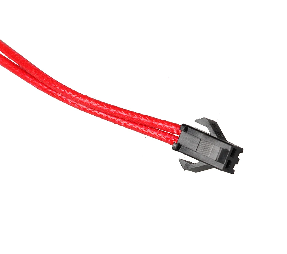 XCR3D 3D-принтеры Запчасти 12V 24V 40 Вт нагревательная трубка 6*20 мм просто заменить нагреватель 1/1. 5/2 м кабель нагревательная труба с разъемом