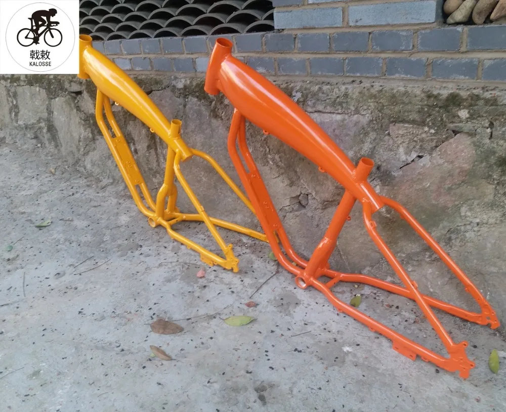 Sale Kalosse aluminum alloy  120mm BB size Electric  bike  frame  26*17inch fat bicycle frame ,26*4.8 beach bike frame 2