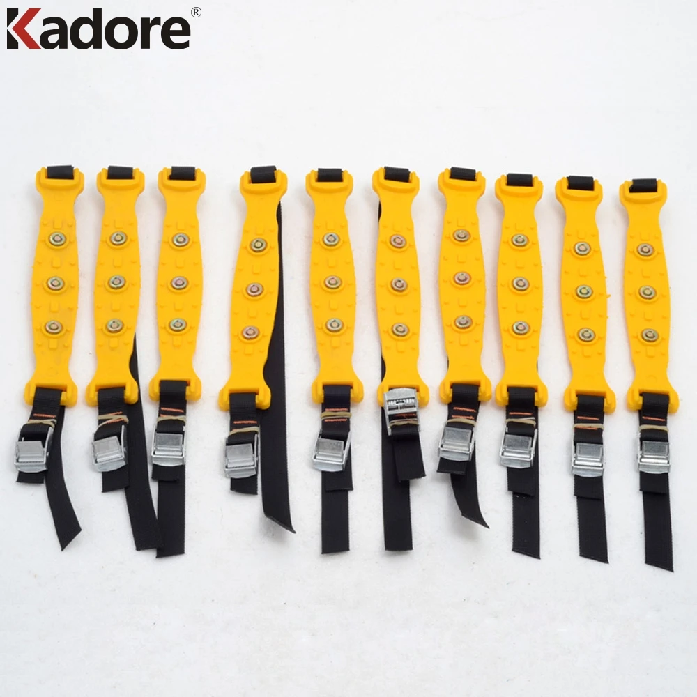 Three Size For Usual Car TPU High-Tech Mixed Auto Wheel Tire Snow Anti-Skid Thickened Vehicles Resistance Chains 10Pcs