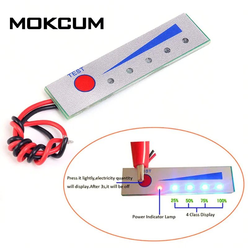 

Super Thin Non-Waterproof Electricity Quantity Display Board 12V Lead Acid Battery 12V Vehicle Battery Tester