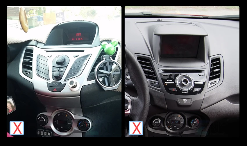 Best 7" HD Android 8.1 Car GPS Stereo For Ford Fiesta 2013 2014 2015 2016 Auto DVD Audio Radio FM WiFi Navigation Free Backup Camera 3