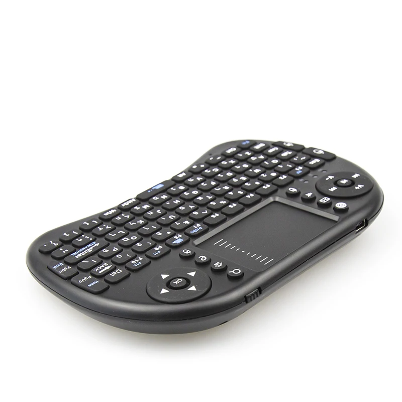 2 4 ГГц Беспроводная мини клавиатура русская версия Air mouse Touchpad Портативная USB