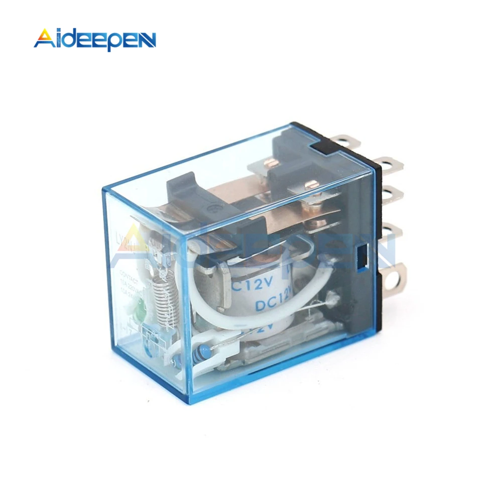DC 12V LY2NJ HH62P HHC68A 2Z Электронный Микро электромагнитный релейный светодиодный