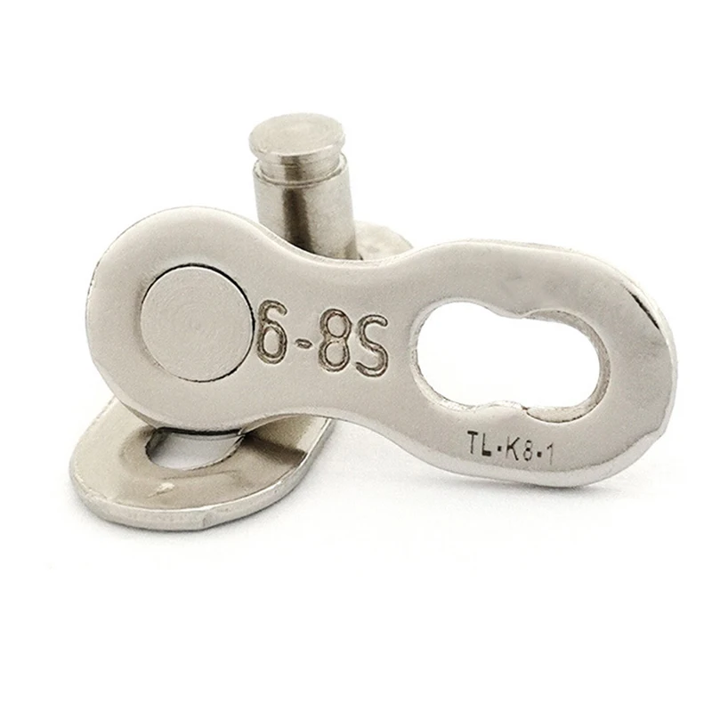 Sale 1 Pair Full Plating 6-11S Bicycle Bike Chain Lock Chain Link Join Quick Release repairing Metal bicycle accessories 1