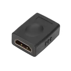 HDMI Женский F/F Порты и разъёмы Столяр Extender адаптер для HDTV HDCP черный