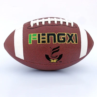 Мужские спортивные регби ПУ Американский футбол 9# стандартный игровой мяч для взрослых Американский футбол Rugger pro атлетические спортивные принадлежности - Цвет: D