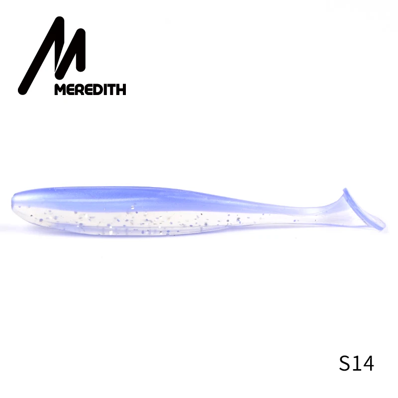 S14 Meredith Easy Shiner рыболовные приманки 50 мм 75 мм 100 мм 130 мм воблеры Карп мягкие приманки для рыбалки силиконовые искусственные двухцветные приманки - Цвет: S14