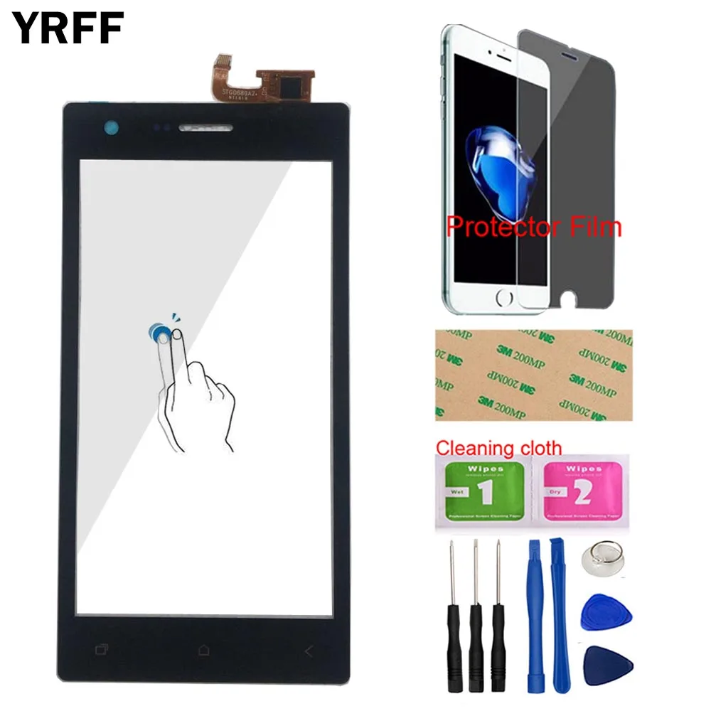 

5.0'' Mobile Touch Screen Digitizer Panel For Micromax Q413 Touch Screen Front Glass Lens Sensor Panel Protector Film