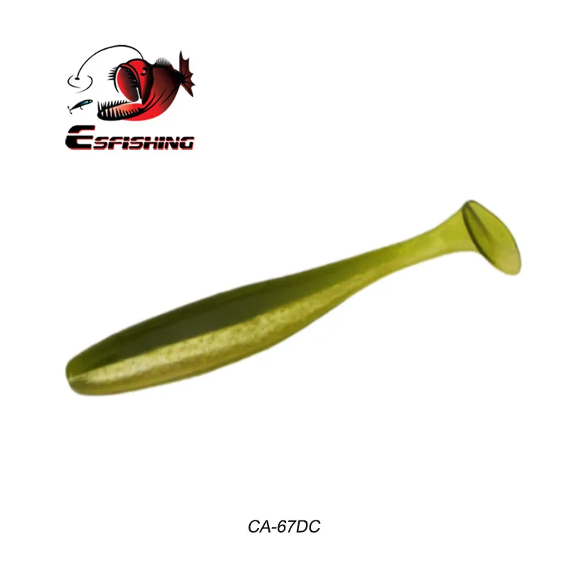 Esfishing рыболовные приманки мягкие crazy Easy shiner Shad 50 мм 0,8 г 20 шт. мягкие приманки флэш-воблер Карп весло для рыбалки хвост Iscas - Цвет: CA67DC