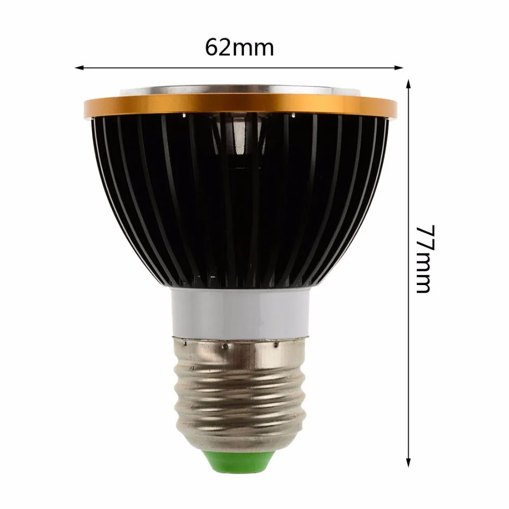 1 шт. новейший PAR20 COB dimmable E27 Светодиодный прожектор 15 Вт par20 лампа теплый белый/холодный белый/белый точечный светильник освещение