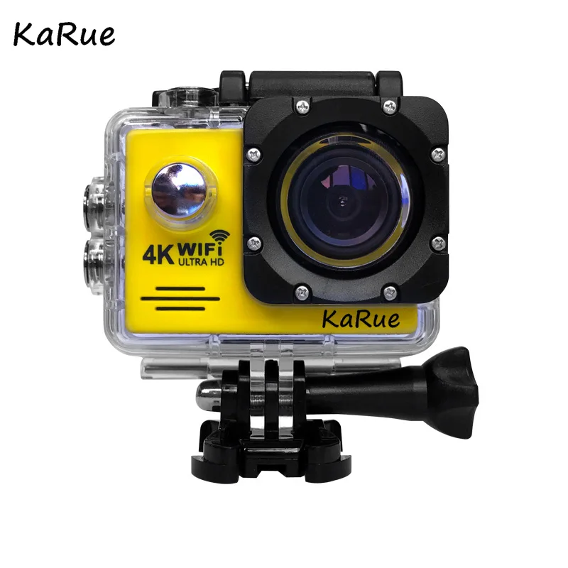 Экшн камера KaRue с поддержкой Wi Fi Ultra HD 4K водонепроницаемая 30 м ЖК дисплей 2 0 дюйма