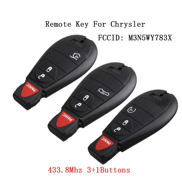 4ons Replacement Keyless Car Key Fob For Chrysler Jeep Grand 4ons Replacement Keyless Car Key Fob For Chrysler Jeep Grand Cherokee 2008 2009 2010 2017