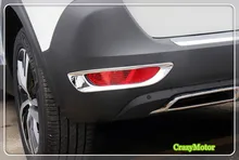 Для Peugeot 5008 GT 2017 2 шт./компл. ABS Chrome Хвост противотуманных фар Накладка наклейки автомобильные аксессуары авто Обложка
