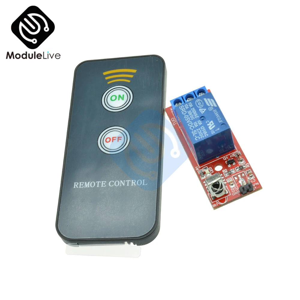 

1 Channel Infrared Switch Relay Driving Module Board 5V Active Remote Controller