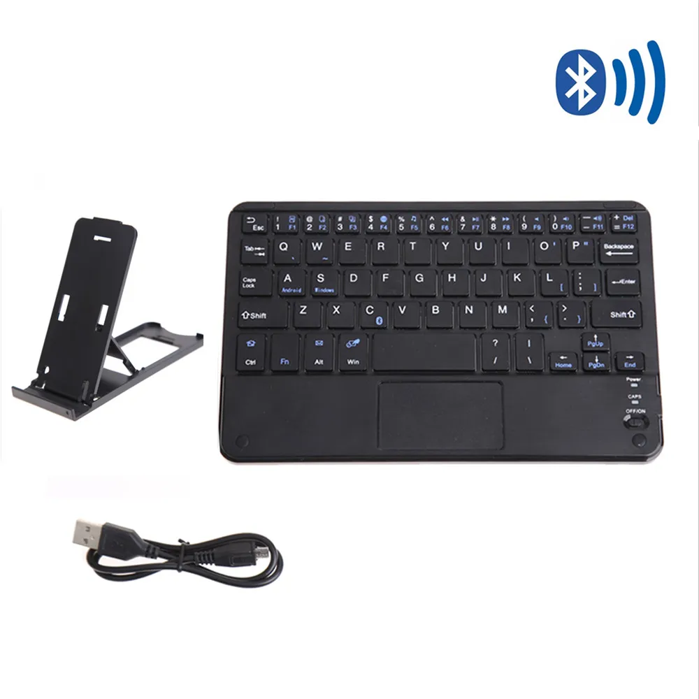 

7" Untra Thin Bluetooth Keyboard with Touchpad for Computer Wireless Gaming Teclado Gamer Sem fio Klavye for Tablet PC Phone