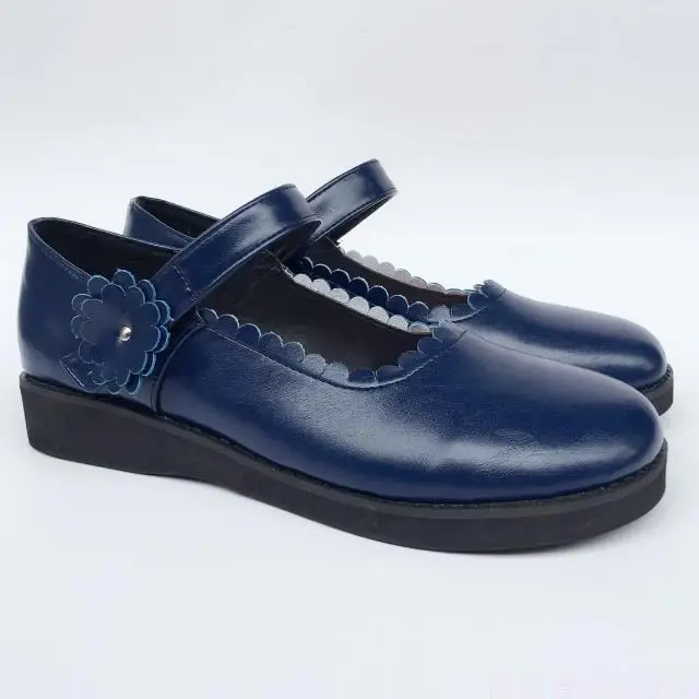 Japanese-Harajuku-Low-Chunky-Heels-Flounce-Trim-Simple-Mary-Jane-Lolita-Shoes-Flats-Kawaii-School-Girls-Shoes-1