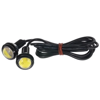 

Tonewan 2Pcs Motorcycle LED License Plate Light Bulb Motocross SMD LED 12V Front Lamp DRL Running Light Turn Signal