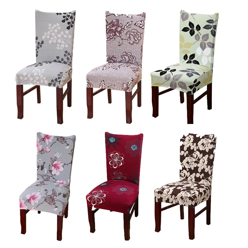 4pcs Universal Chair Cover Back Wedding Computer Decoration Dining