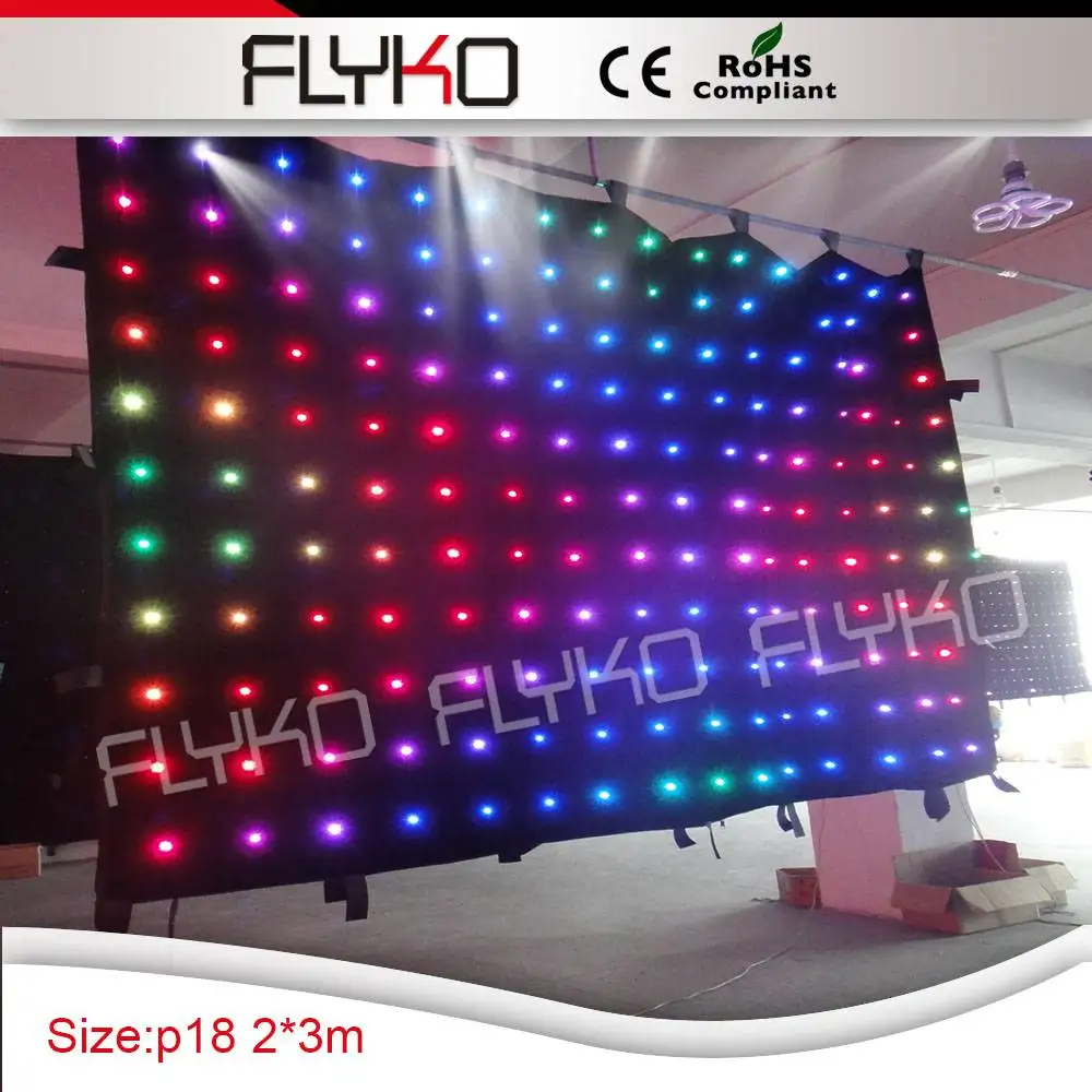 dj equipment P18 led projector color changing curtain light 7ft by 10ft | Освещение