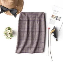 Осень-зима, новая женская юбка, модная, с принтом, тонкая, посылка, бедра, юбки, женская прямая юбка, европейская, американская,, уличная одежда