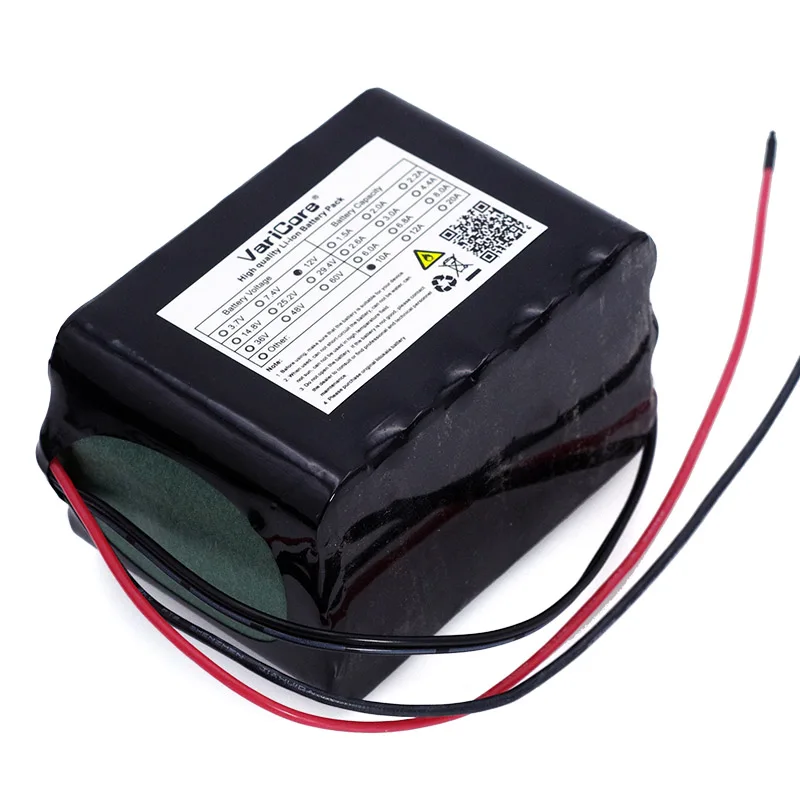 

VariCore Large capacity 12 V 10Ah 18650 lithium Rechargeable battery 12v 10000 mAh 75W LED lamp Xenon with BMS