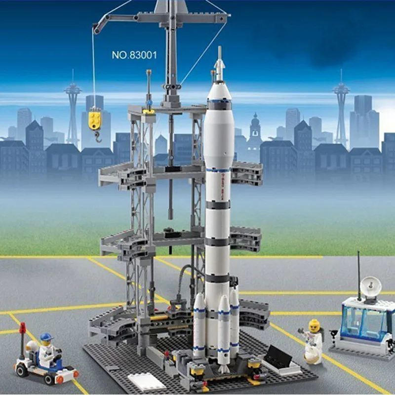 

KAZI Aviation World Building Blocks, The Long March II F Rocket Launch Station Educational Toys