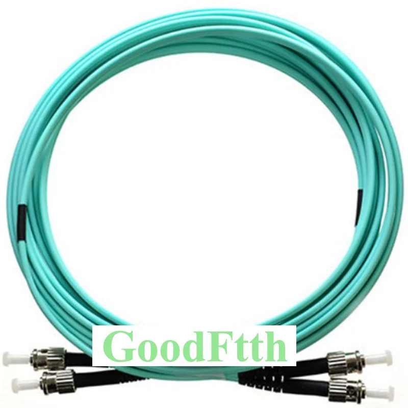 

Fiber Optic Patch Cord Jumper ST-ST Multimode OM3 Duplex GoodFtth 1-15m