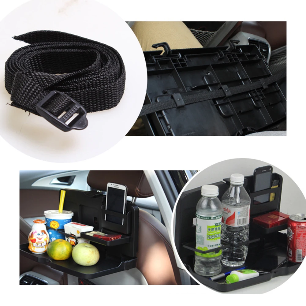 

Auto Folding Multifunction Cup Seat Back Table Holder Storage Travel Dining Tray Baby Drink Portable Safety Bracket Accessories
