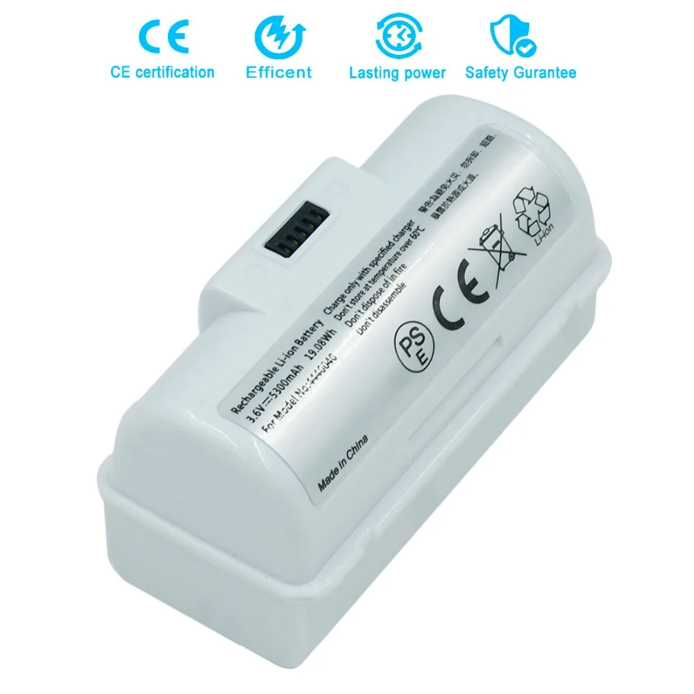 LERRONX High Capacity 5300mAh 3.6V Li ion replacement rechargeable