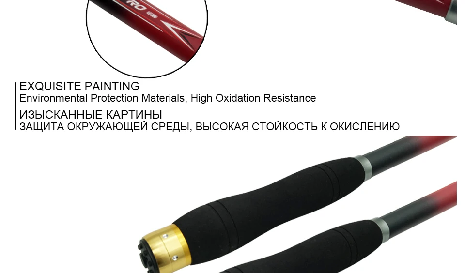 Carbon 2.1M 2.4M 2.7M 3.0M 3.6M Portable Telescopic Fishing Rod Spinning Hand Fishing Tackle Sea Rod Fishing tackle accessory_06