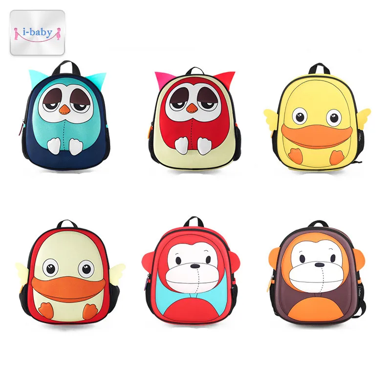 

i-baby 3D Animal Design Harnesses Baby Kids Leash Toddler Waterproof Backpack Leash with Safe Harness, Ages 1+, Duck, 2 colors