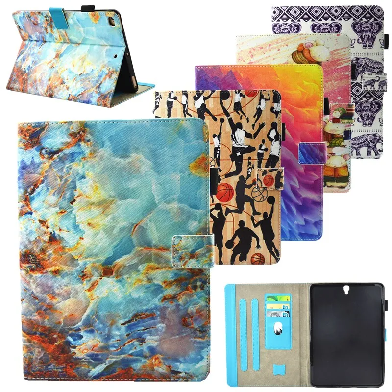 

For iPad Air 2 Air 1 Case 2018 9.7 Funda 2017 Fashion Printed PU Leather Smart Cover Case for iPad 2018 6th generation Coque New