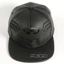 DC Comics Супер герой Бэтмен Snapback кепки s крутая Мода Хип-хоп шляпа для взрослых Мужская кожаная бейсболка