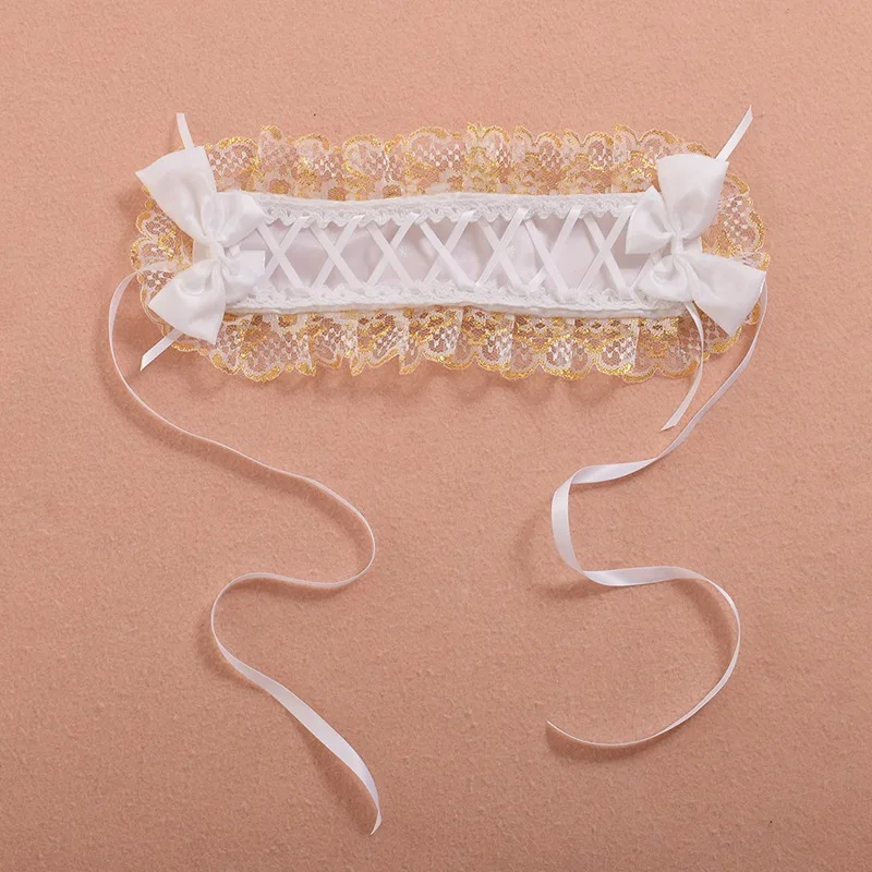 Лолита кружевной бант головной убор повязка для волос аксессуары