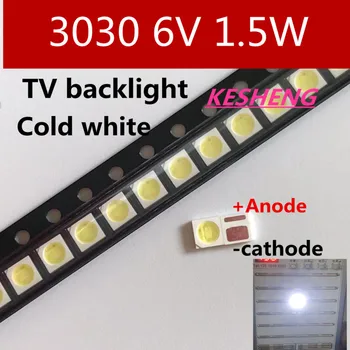

EVERLIGHT LED Backlight 1-2W 3030 6V Cool white 125-150LM LCD Backlight for TV TV Application 62-123TUN2C/F115145N68SBF-T1000PCS