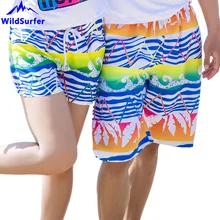 Пляжные шорты для мужчин и женщин, летние быстросохнущие пляжные шорты для пары, костюм для серфинга, спортивный костюм, Шорты для плавания SP66