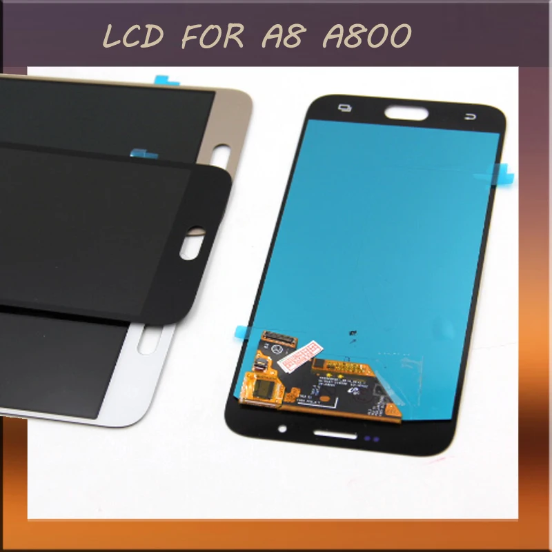 

100% Tested Compatible For Samsung Galaxy A8 A8000 LCD Display Panel With Touch Screen Digitizer Glass Assembly