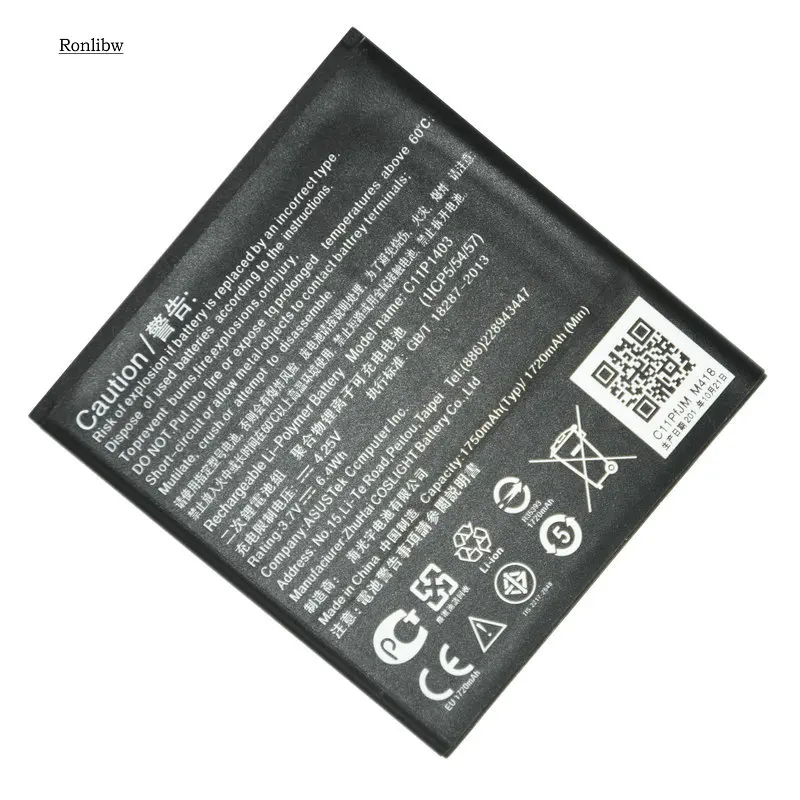 Аккумулятор Ronlibw C11P1403 для смартфонов Asus ZenFone4.5 ZenFone 4 5 A450|Аккумуляторы мобильных