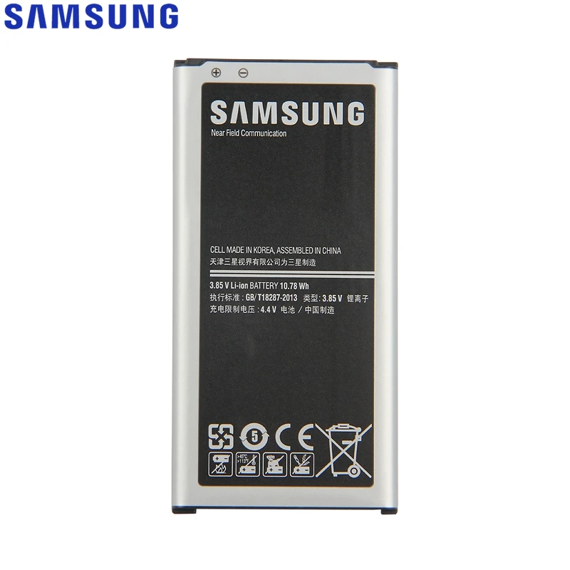 Оригинальная замена samsung Батарея для S5 G900S 9008W 9006W G900F G900M G9008V 9006V G900FD EB-BG900BBC EB-BG900BBE/BBU