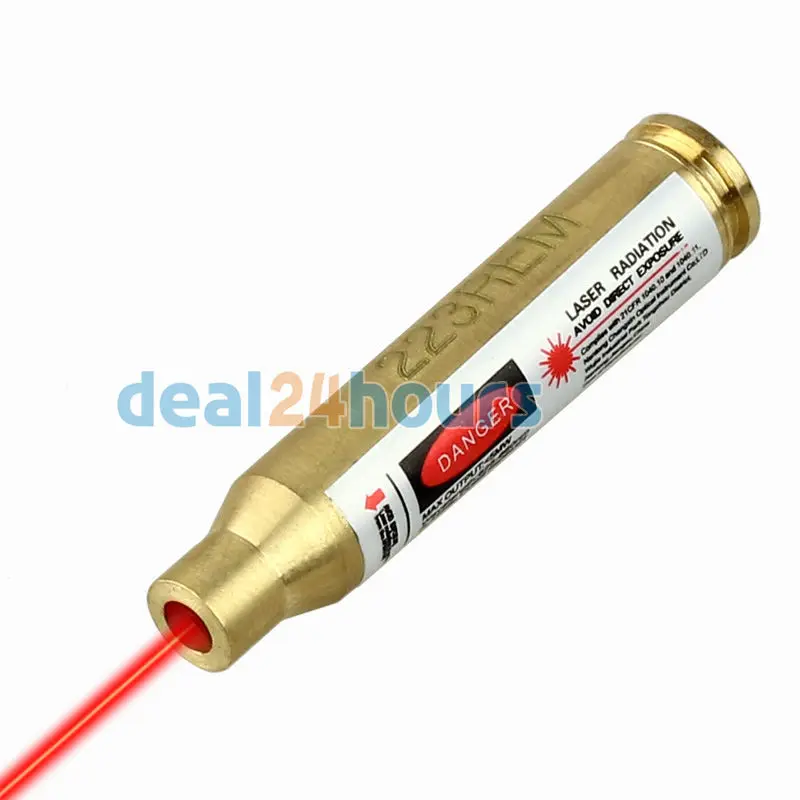 

223 REM Laser Red Dot Cartridge Bore Sight Sighter 5.56 Nato Boresight For Scope Hunting Free Shipping