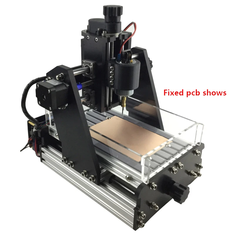 3 оси мини фрезерный станок с ЧПУ машина 1015 фрезерный станок DIY древесины печатной платы с бака пыли станок для лазерной гравировки новое поступление