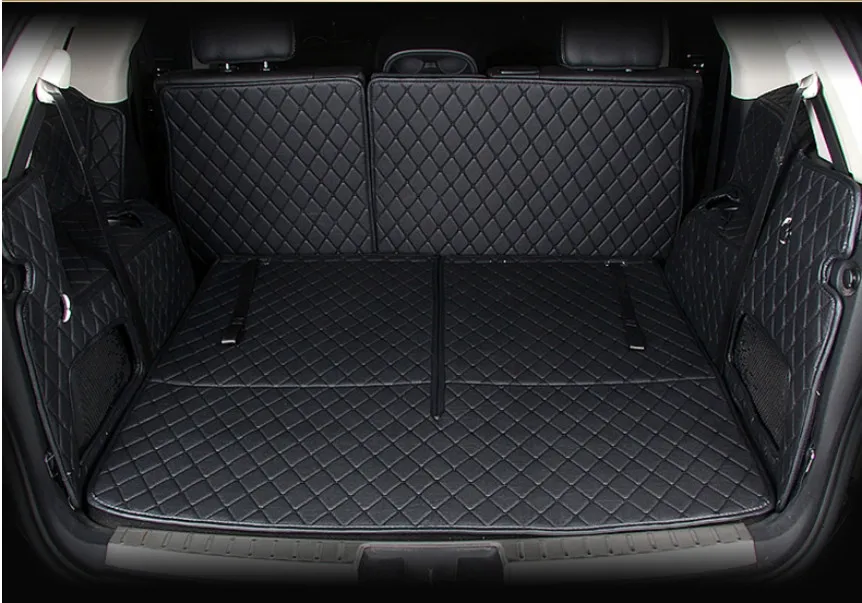 

High quality! Full set car trunk mats for Dodge Journey 7 seats 2018-2009 waterproof boot carpets cargo liner for Journey 2012