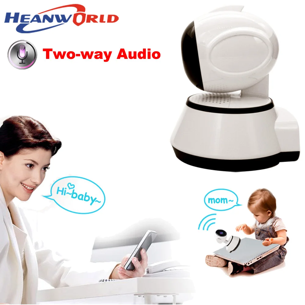IP камера Heanworld 720P HD Беспроводная с функцией ночной съемки|wifi baby monitor|plug and playhd ip |