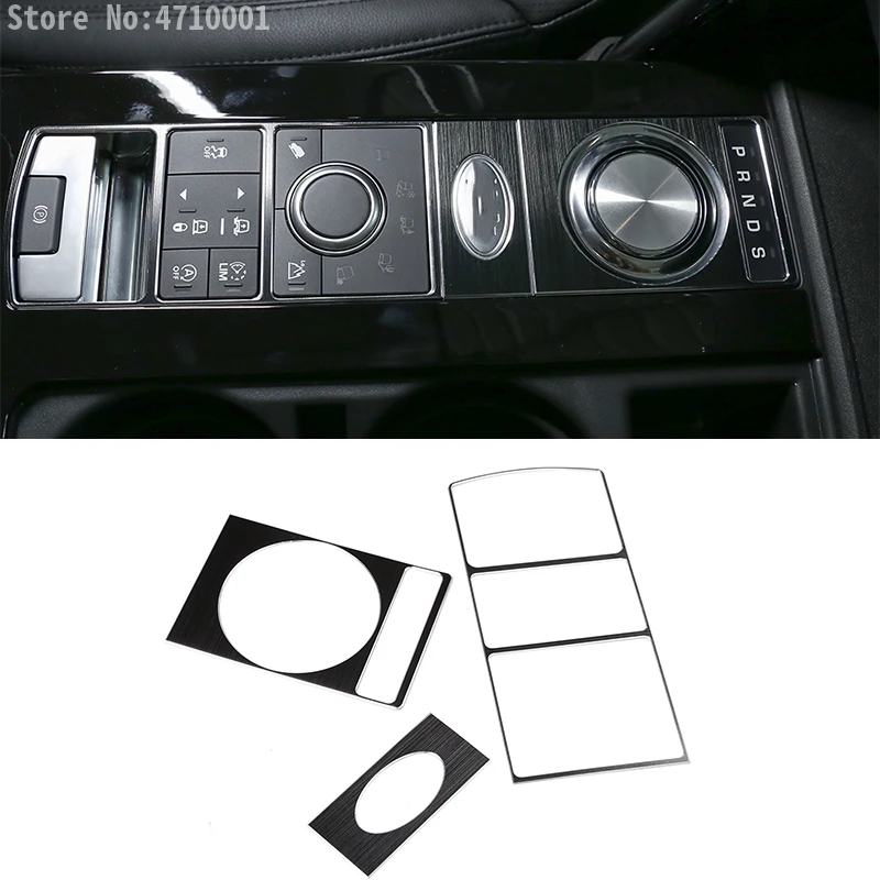 

Aluminum Alloy Gear Shift Function Area Protector Cover Trim For Land Rover Discovery 5 LR5 L462 S/SE 2017 Version Car Accessory