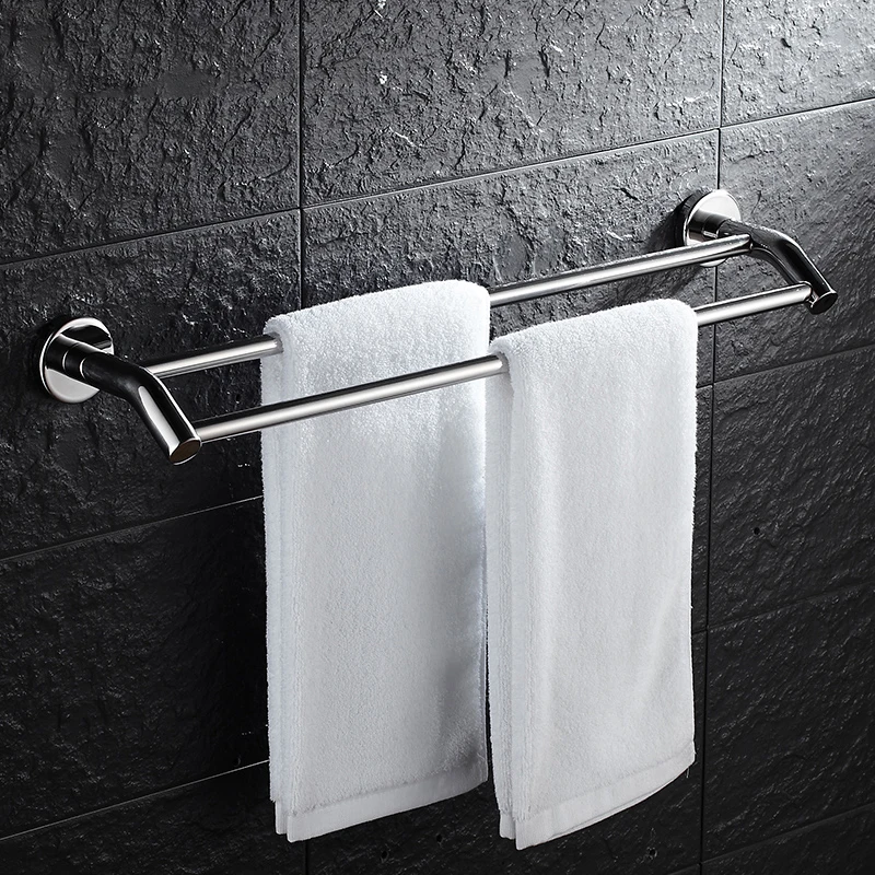 Stainless-Steel-Double-Towel-Bar-Towel-Holder-Round-Square-Modern-Design-Bathroom-Accessories-Bathroom-Hardware