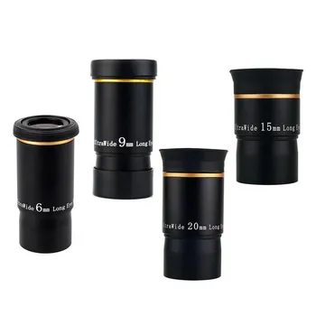

CSO 6mm 9mm 15mm 20mm Telescope Eyepiece Fully Multi-Coated 66 Degree Ultra Wide Long Eye Relief 1.25" Filter Thread Monocular