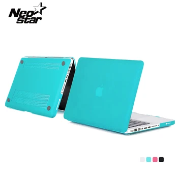 

Frosted Surface Matte Case For Macbook Air Pro 13.3 15.4 11.6 Inch Full Body Laptop Hard Cover For Mac + Anti-dust Plug Ports