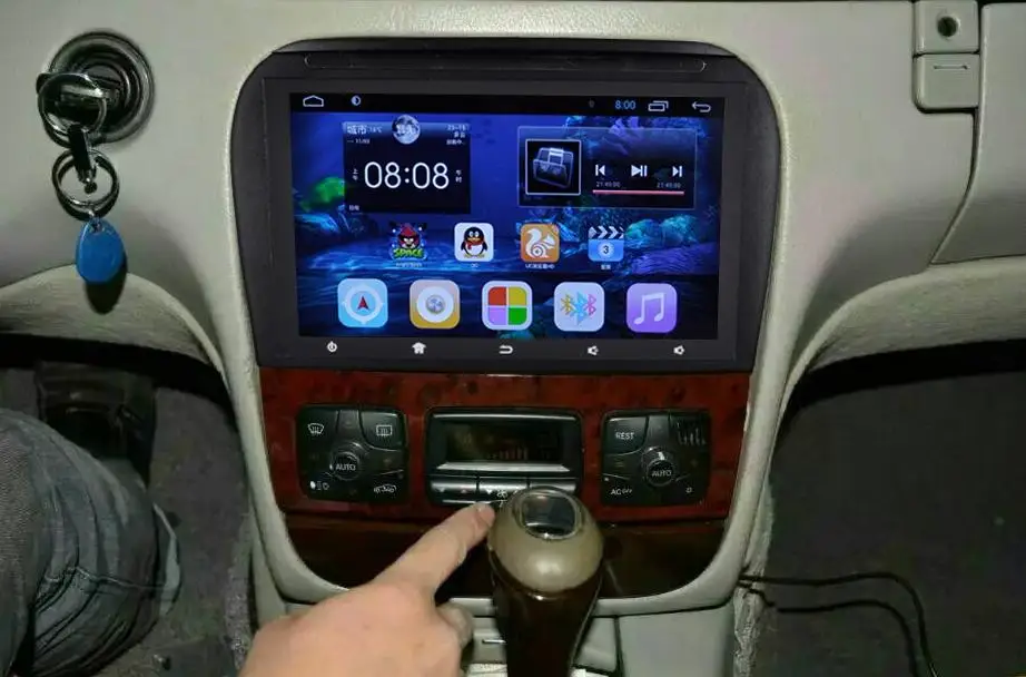 Clearance 2GB Ram 8inch Android 7.1 Car DVD Gps For Benz S W220 S280 S320 S350 S400 S430 S500 (1998-2005) Vedio Audio Monitor  Head Unit 1