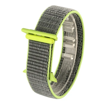 

38mm/42mm Soft Nylon Watchbands HOOK & LOOP Buckle Sport Watch Strap Adiustable Watch Bandfor Apple Watch